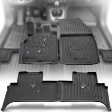 Автомобільні 3D килимки в салон для Renault Scenic III / Grand Scenic III 2009-2016 Високий борт