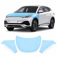 Антигравійна захисна бронеплівка за лекалами для BYD Atto 3 (Yuan Plus) I 2022-2024 - капот і передні крила