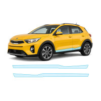 Антигравійна захисна бронеплівка за лекалами для Kia Stonic YB 2017- нижня зона кузова пороги