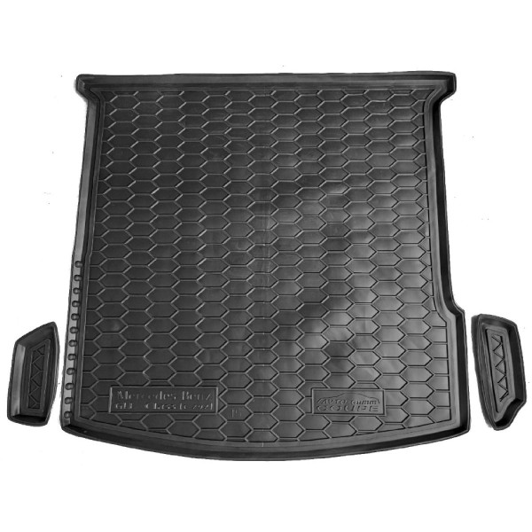 Автомобильный коврик в багажник Mercedes GLE Coupe C292 2015- Резино - пластик