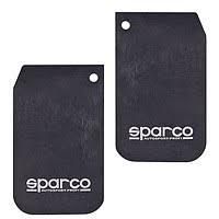 Бризковики великі чорні 2 шт Sparco 440х280- м'які 