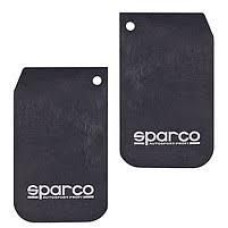 Бризковики великі чорні 2 шт Sparco 440х280- м'які 
