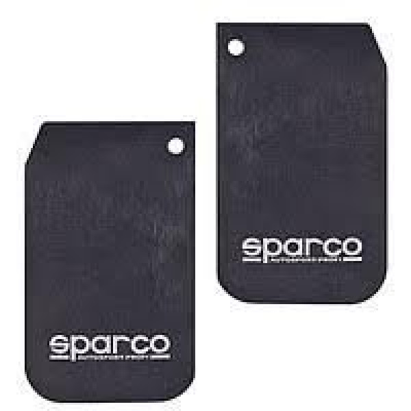 Бризковики великі чорні 2 шт Sparco 440х280- м'які 