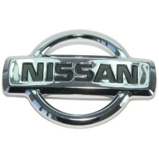 Емблема для Nissan 100 x 85 мм Qashqai / пластикова / скотч 3М Зад