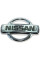 Емблема для Nissan 140 x 100 мм / пластикова / 2 пуклі
