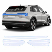 Антигравийная защитная бронепленка по лекалам для Audi e-tron GE 2019-2022 - задние фонари стопы
