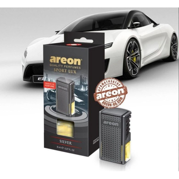 Ароматизатор воздуха на обдув Areon Black Silver 8 мл (AC02-02796)