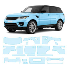 Антигравійна захисна бронеплівка за лекалами для Land Rover Range Rover Sport L494 2013-2017 - повний кузов