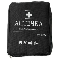Аптечка автомобільна First Aid Kit 24 одиниці (Новокаїн 0,5%, Вугілля, Джгут)