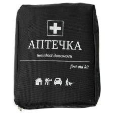 Аптечка автомобільна First Aid Kit 24 одиниці (Новокаїн 0,5%, Вугілля, Джгут)