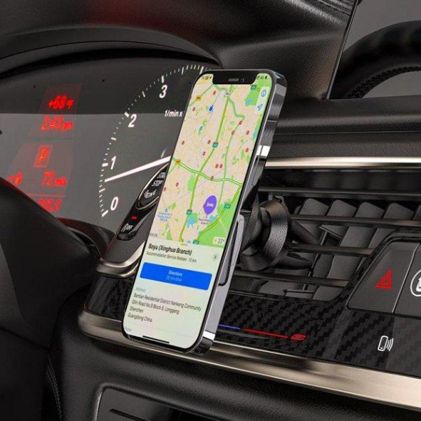 Автотримач для телефону магнітний HOCO CA81 на повітропровід Чорний