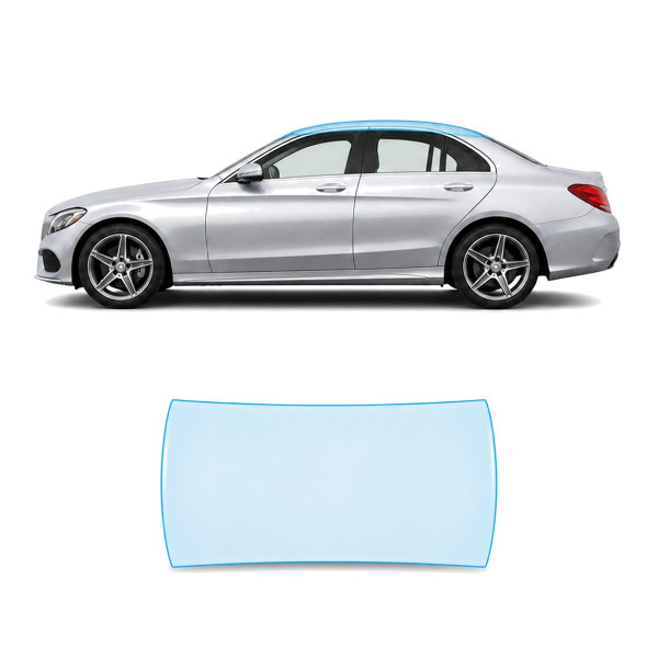 Антигравийная защитная бронепленка по лекалам для Mercedes-Benz C-Class W205 2014-2018 - зона крыши