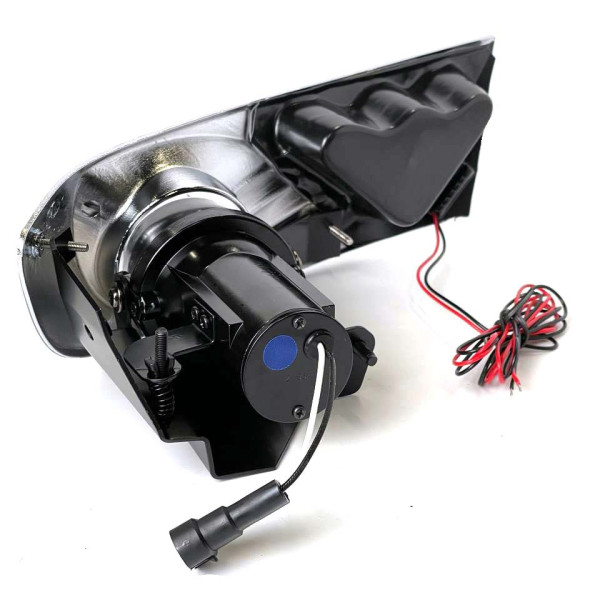 LED Протитуманні фари для Toyota Prado FJ120 2003-2009 H3 12V 55W FOG+DRL з проводкою Комплект (TY-085E-W 2в1 Сhromе)