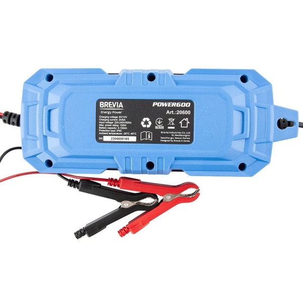 Зарядний пристрій Імпульсне автомобільного акумулятора АКБ Brevia Power 400 6V/12V 6A