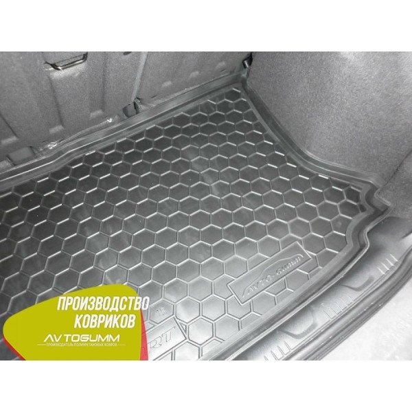 Автомобильный коврик в багажник Ford EcoSport 2015- Резино - пластик