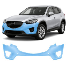 Антигравийная защитная бронепленка по лекалам для Mazda CX-5 KE facelift 2015-2017 - передний бампер