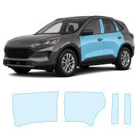 Антигравийная защитная бронепленка по лекалам для Ford Escape (US) IV 2020-2022 - зоны дверей и стойки окон