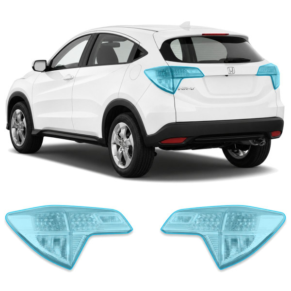 Антигравийная защитная бронепленка по лекалам для Honda HR-V (US/глобальний) II 2015-2018 - задние фонари стопы