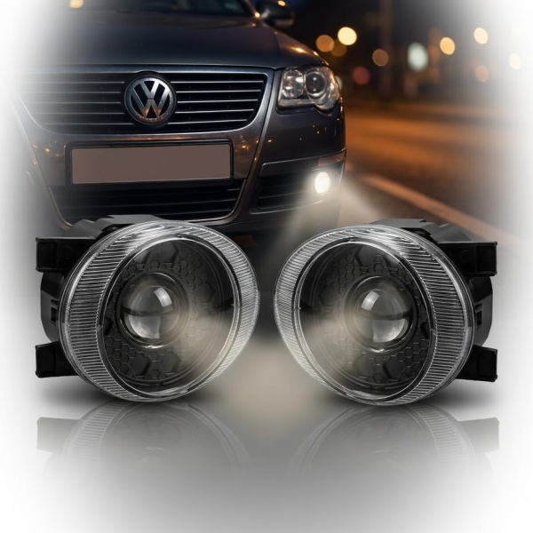 LED Протитуманні Фари Лінзовані 70W для Volkswagen B6 2005-2010 2 шт (M11-FLOOD)