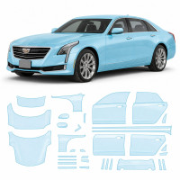 Антигравійна захисна бронеплівка за лекалами для Cadillac CT6 I 2016-2018 - повний кузов