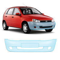 Антигравийная защитная бронепленка по лекалам для LADA Kalina 2004-2018 - передний бампер