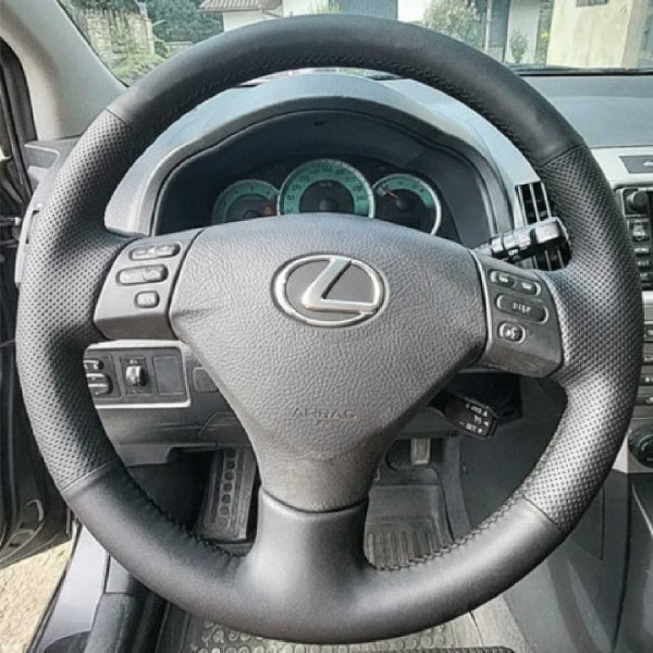 Чехол Оплетка Руля для Lexus RX 350/450 2005-2010 Кожа (Модельная Выкройка)