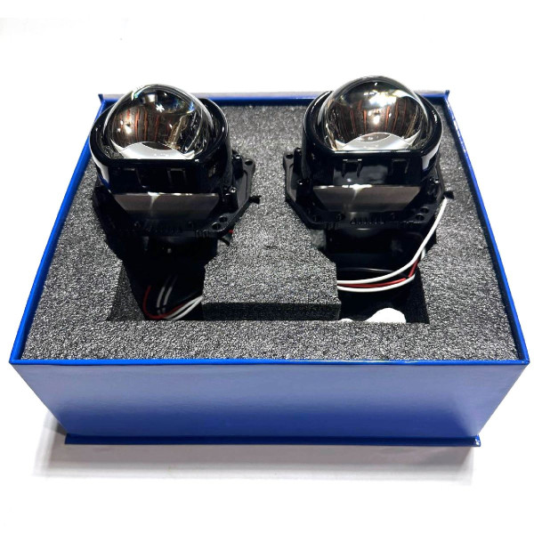 Автомобильные BI-LED линзы D3" дюйма D76 мм A1 60 / 70Вт 5500К 2 шт