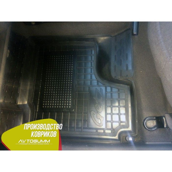 Водійський коврик в салон Hyundai Getz 2002-2011 (Avto-Gumm)