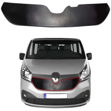 Зимняя накладка на решетку радиатора Renault Trafic 2014- Мат (AutoElement)