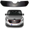 Зимняя накладка на решетку радиатора Renault Trafic 2014- Мат (AutoElement)
