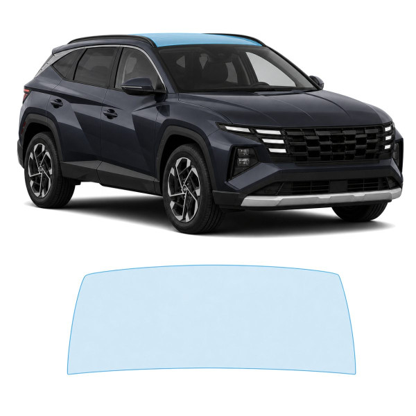 Антигравійна захисна бронеплівка за лекалами для Hyundai Tucson NX4 facelift 2024- зона даху