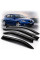 Дефлектори вікон вітровики HIC для Mazda 3 (BK) 2003-2009 (Ma17)