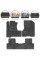 Ворсовые коврики для Honda CR-V 3 2006-2011 с подпятником Высота Ворса 14 мм 5 шт (Magnum)