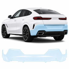 Антигравійна захисна бронеплівка за лекалами для BMW X6 G06 2019-2023 - задній бампер
