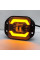Bi-LED Фара додаткова 24W (9W*4) 10-60V 125x90x55 мм з DRL Ближнє та Далеке світло 1 шт