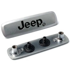 Емблема шильдик Jeep для автомобільних килимків Алюміній 1 шт