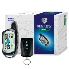 Двухсторонняя Cигнализация Sheriff ZX-1095 PRO Турботаймер Запуск Двигуна 2 Брелки LCD Дисплей