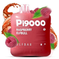 Elf Bar Pi9000 18 ml Raspberry Elfbull Малина Энергетик