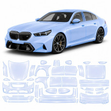 Антигравийная защитная бронепленка по лекалам для BMW M5 G90 2024- полный кузов