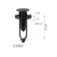 Кліпса розпірні Toyota Lexus 5216116010 5216102020 5216144010O 521610K040 (C611)