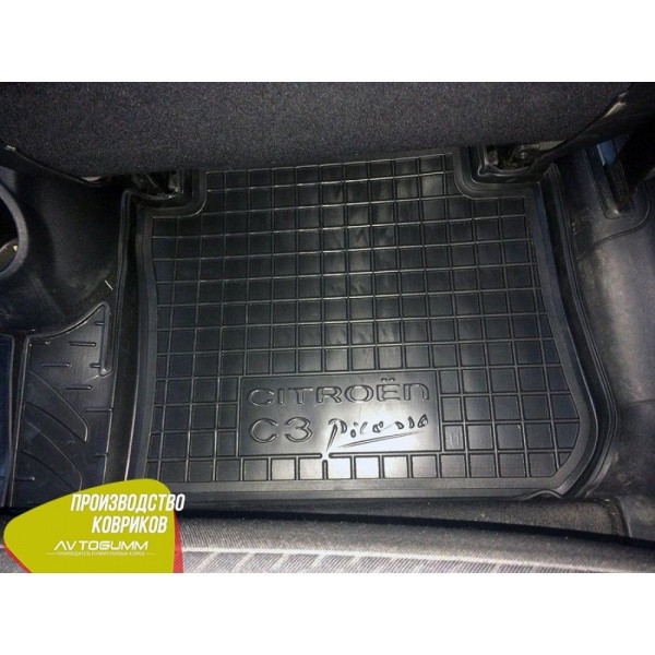 Автомобільні килимки в салон Citroen C3 Picasso 2009- (Avto-Gumm)