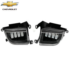 Протитуманні фари LED Chevrolet Lacetti 40W DRL Металевий корпус з кипленнями (GFLacetti)
