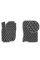 Коврики в салон передние для Toyota RAV 4 CA30W 2005-2013 Экокожа 2 шт (Rombus)