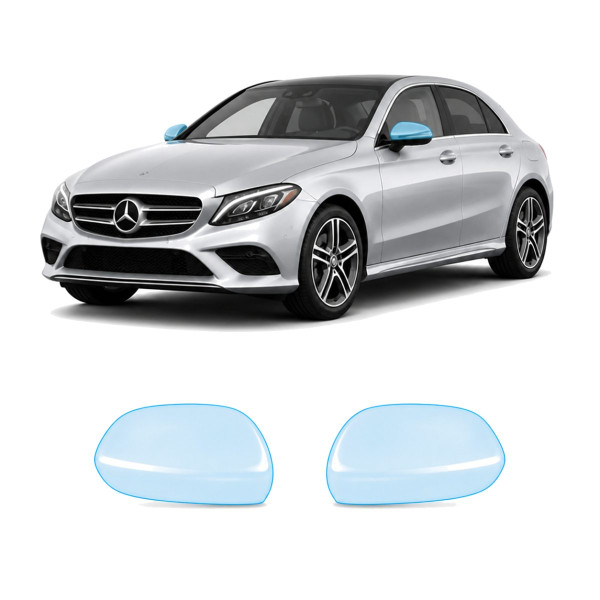 Антигравийная защитная бронепленка по лекалам для Mercedes-Benz C-Class W205 facelift 2018-2021 - зеркала