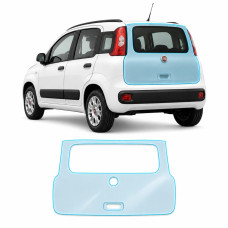 Антигравійна захисна бронеплівка за лекалами для Fiat Panda III 2011-2024 - зона кришки багажника