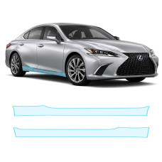 Антигравийная защитная бронепленка по лекалам для Lexus ES XV70 2018- нижняя зона кузова пороги