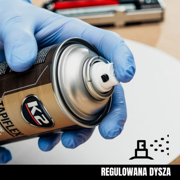 Универсальный клей в аэрозоле K2 Tapiflex 400 мл для Текстиля Винила Пластика Кожи (W170)