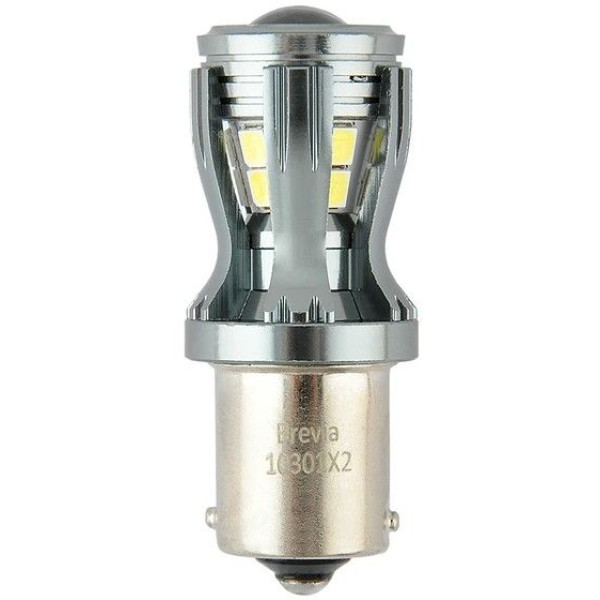 LED автолампа PowerPro 12/24V P21W 14x2835SMD 350Lm 6000K CANbus Оригінал BA15s 2 шт (10301X2)