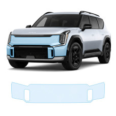 Антигравийная защитная бронепленка по лекалам для Kia EV9 I 2023- передний бампер