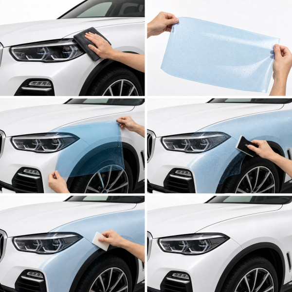 Антигравийная защитная бронепленка по лекалам для BMW X5 G05 2018-2023 - полный кузов